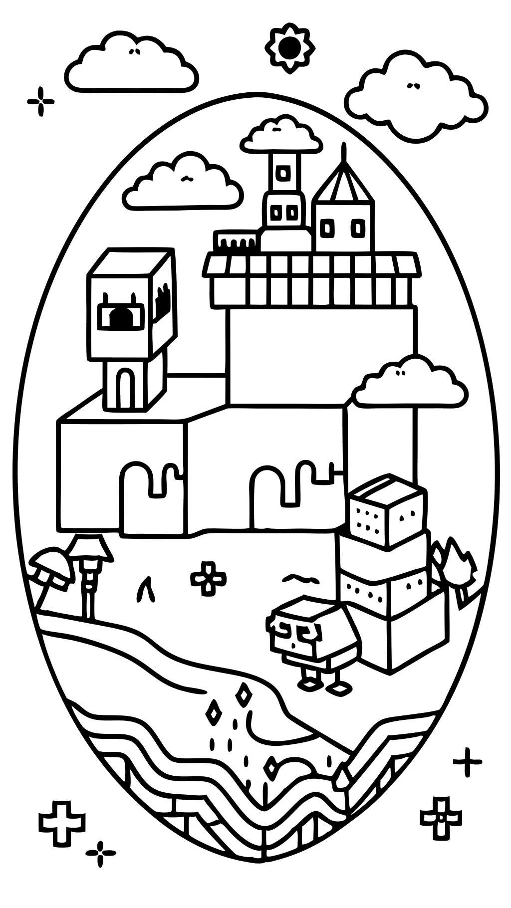 minecraft coloring pages for free